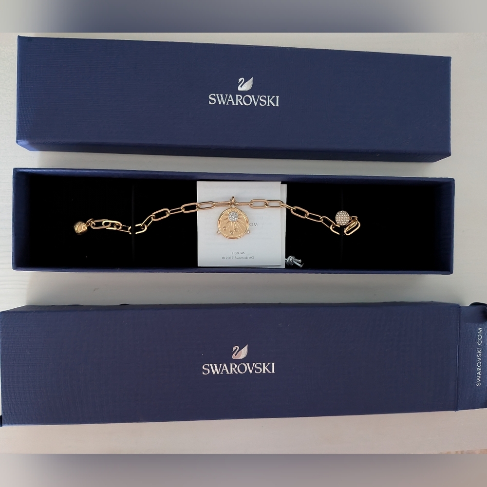 Swarovski Gold Bracelet